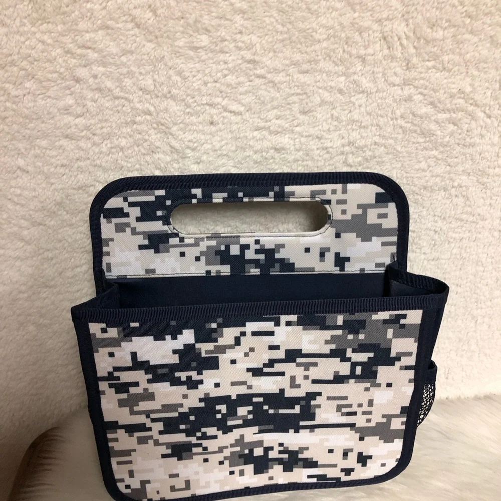thirty-one Digital Camo Cosmetic Caddy in Black, Cream, Gray